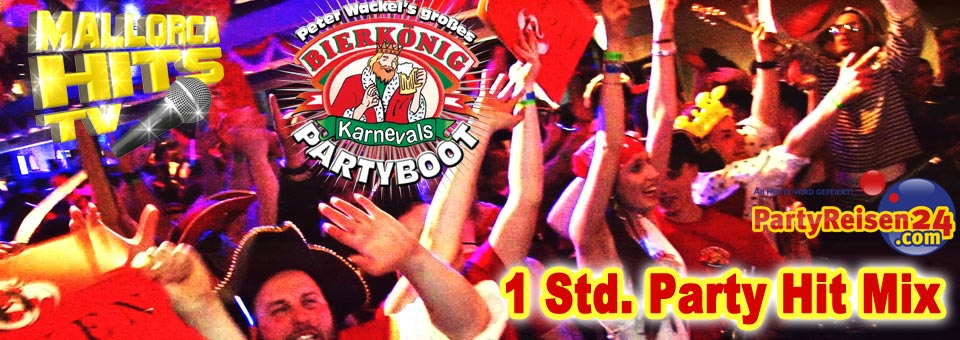 Hit Mix Bierkönig Partyboot 2014